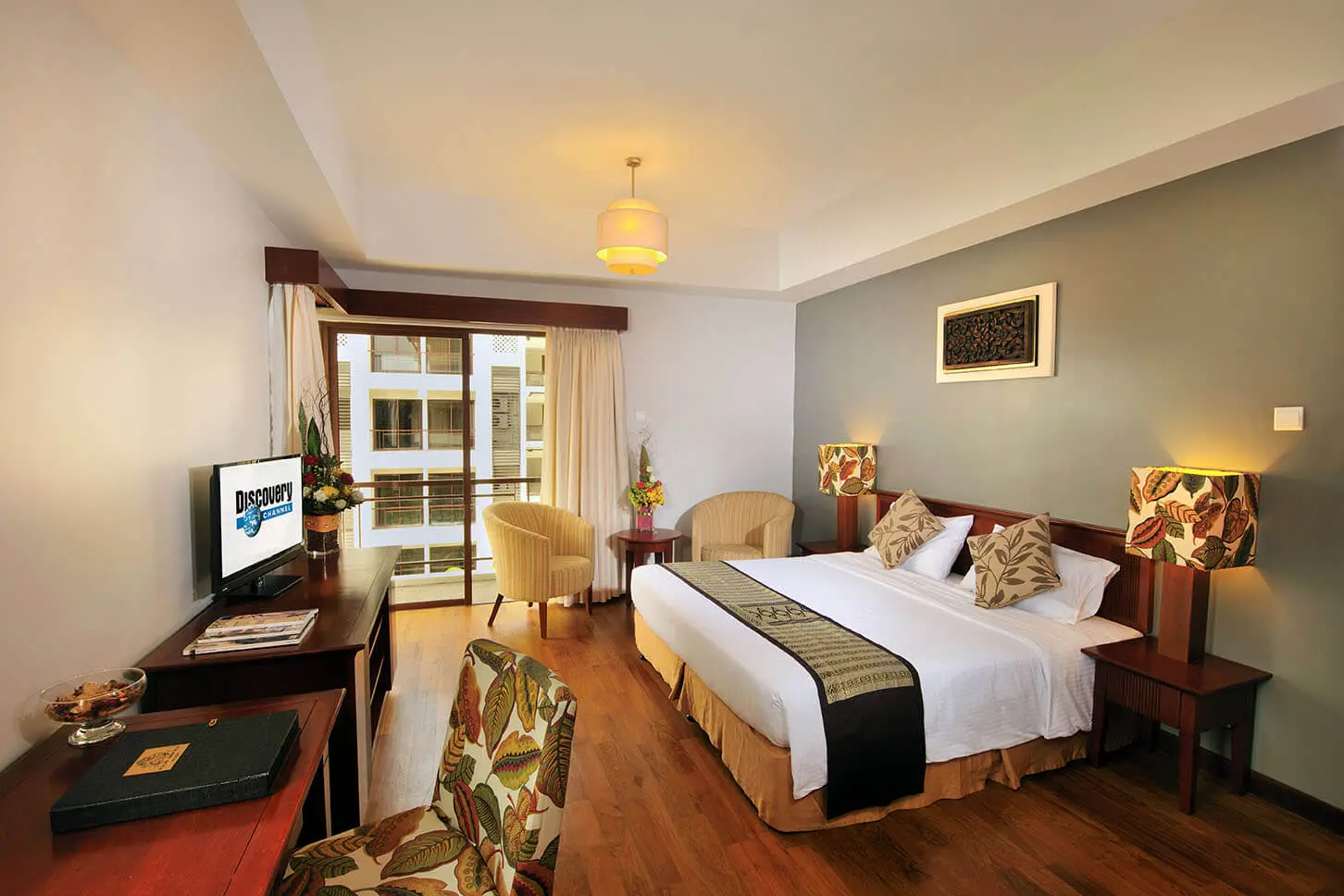 Master bedroom of a 3-bedroom suite
