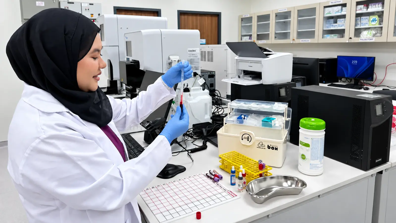 Laboratory at Pulai Springs Healthcare Centre