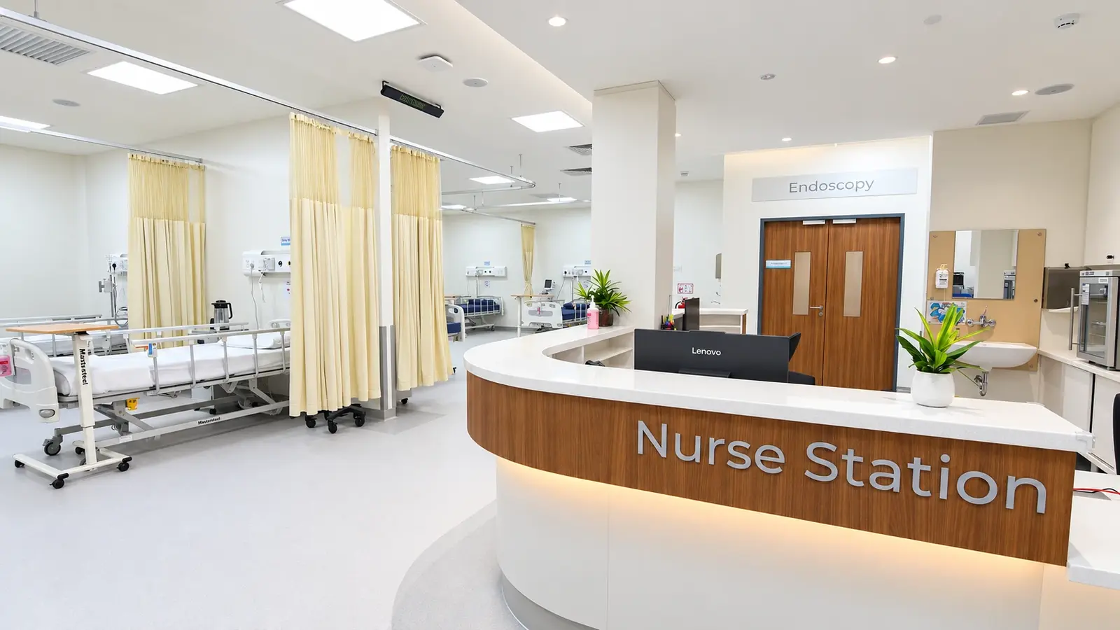 Nurse station and endoscopy suite at Pulai Springs Healthcare Centre