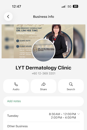Patient review photo